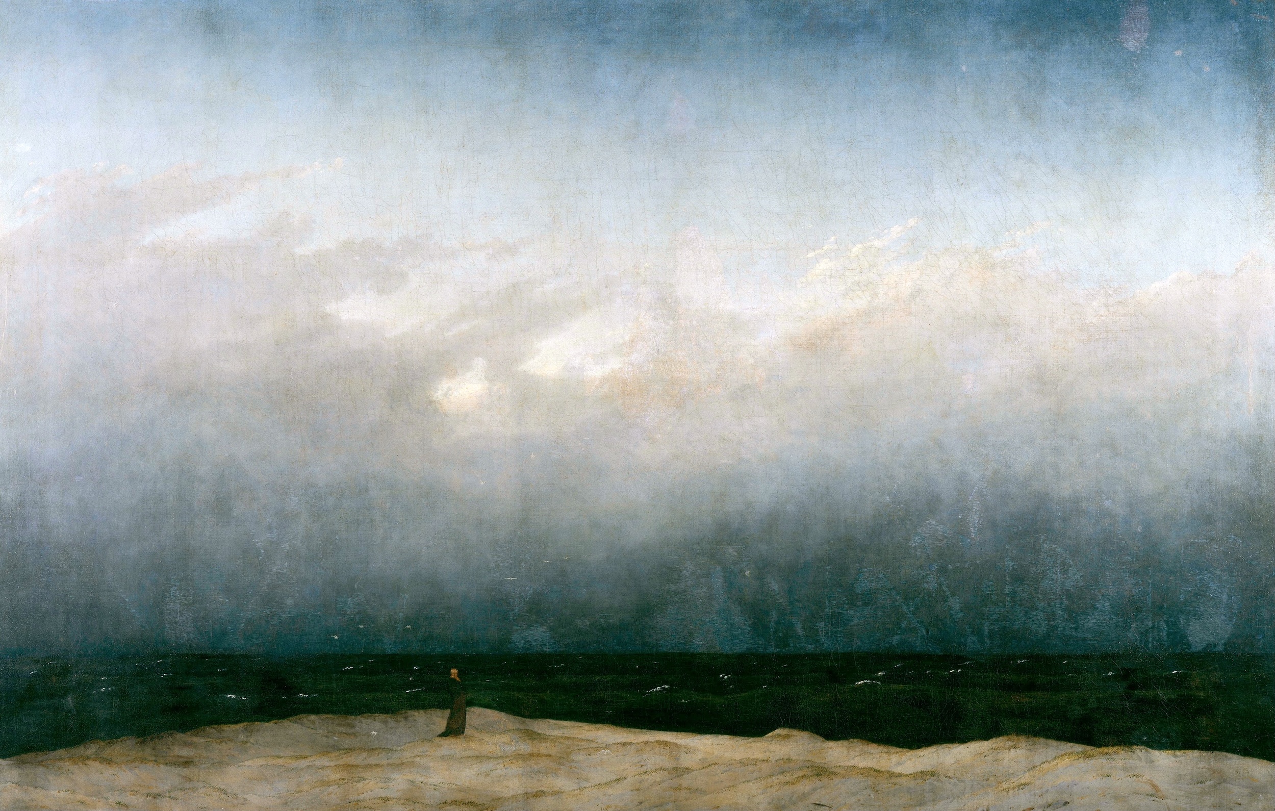 Caspar David Friedrich - "Monk by the Sea" (1808-1810)