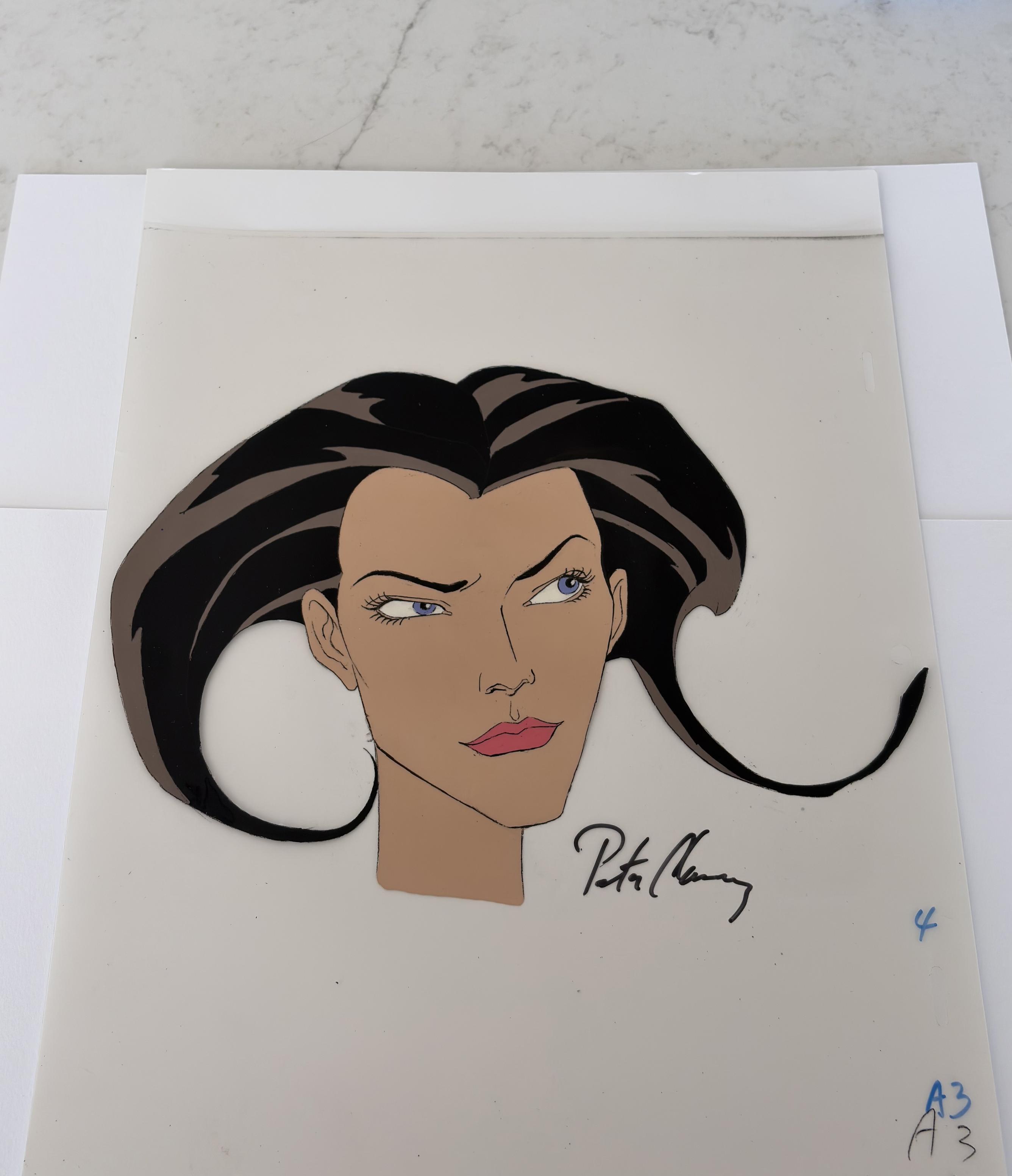 Original Æon Flux animation cel